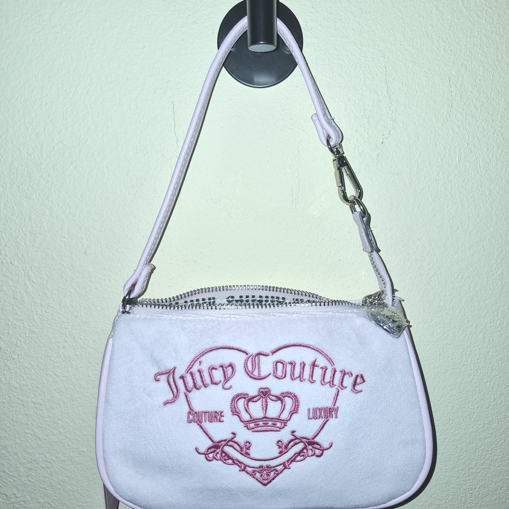 Juicy Couture Pink and White Mini Bag